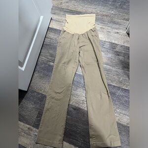 Indigo Blue Maternity Khaki Dress Pant Slacks